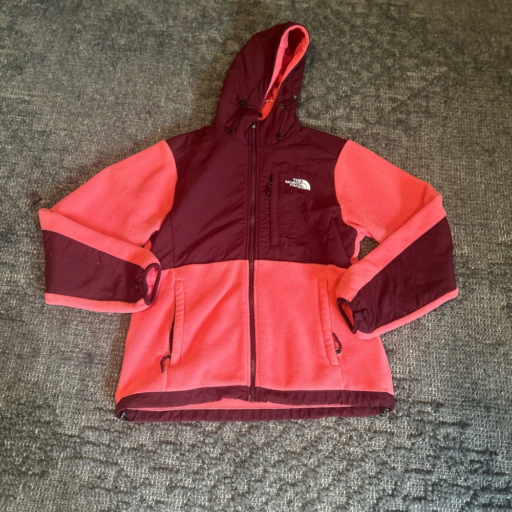 The North Face Pink and Purple Puffer Jacket